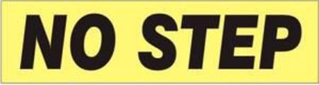 Picture of NO STEP Pressure Sensitive Decal