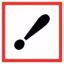 Picture of GHS PS vinyl label, 2" X 2", HARMFUL IRRITANT, 5/sheet, PER SHEET