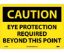 Picture of Eye Protection Required Sign, per EACH