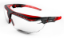 Picture of Uvex Avatar™ "Over the glass" - clear lenses, red frame, PER PAIR